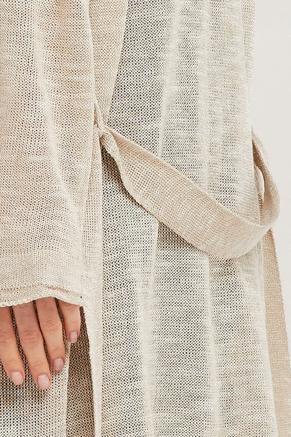 Hazel Summer Knit Long Cardigan