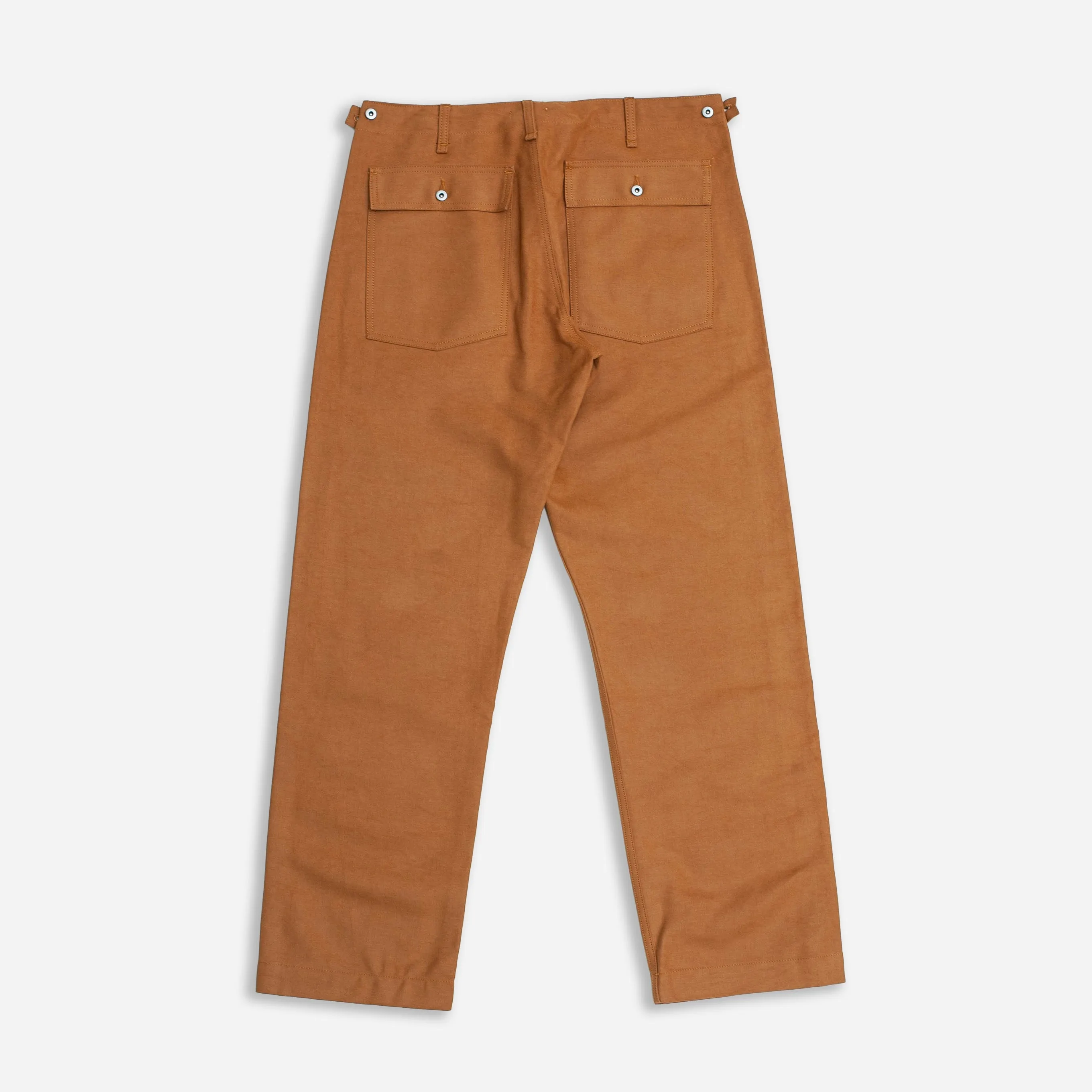 HEAVY TWILL FATIGUE PANT- BROWN