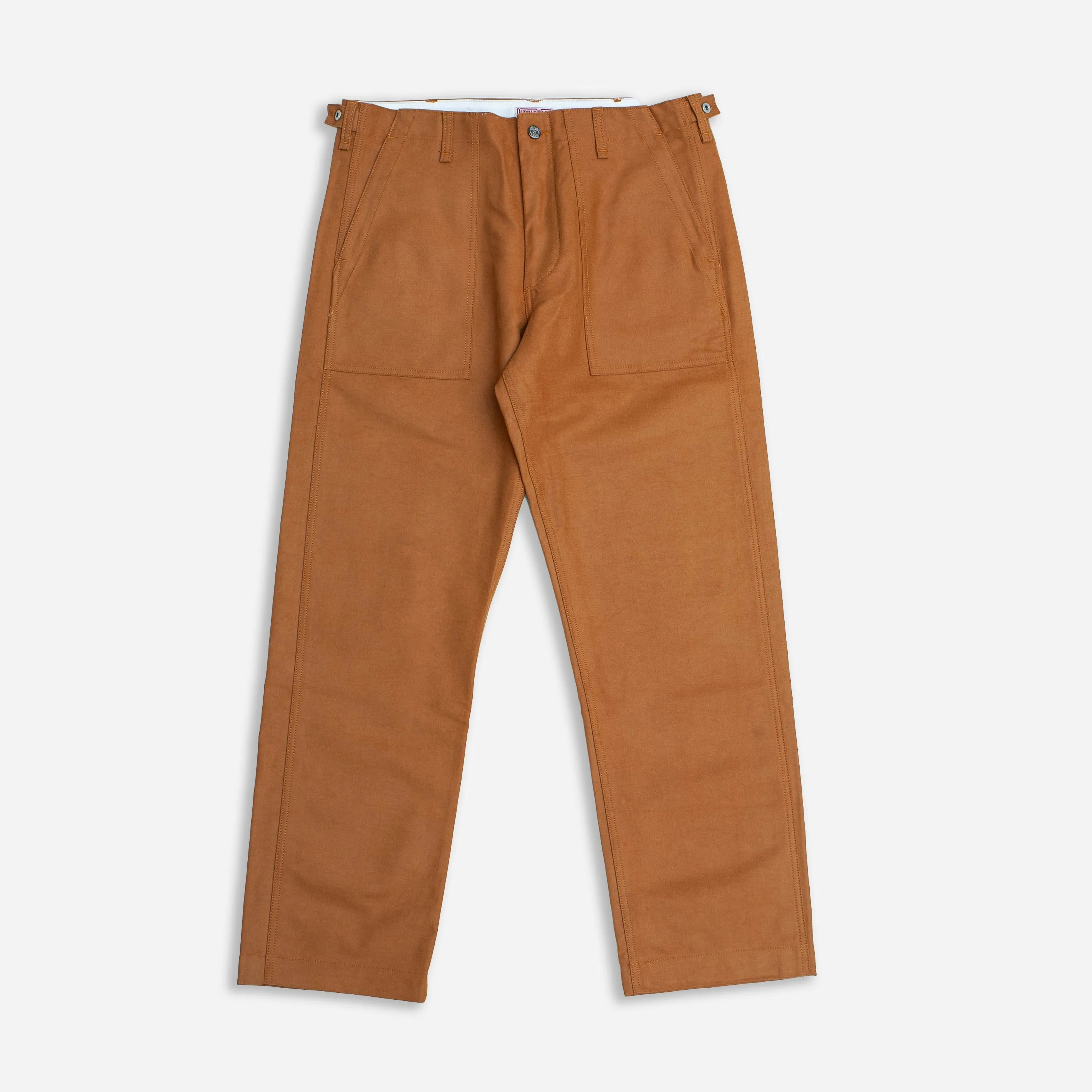 HEAVY TWILL FATIGUE PANT- BROWN