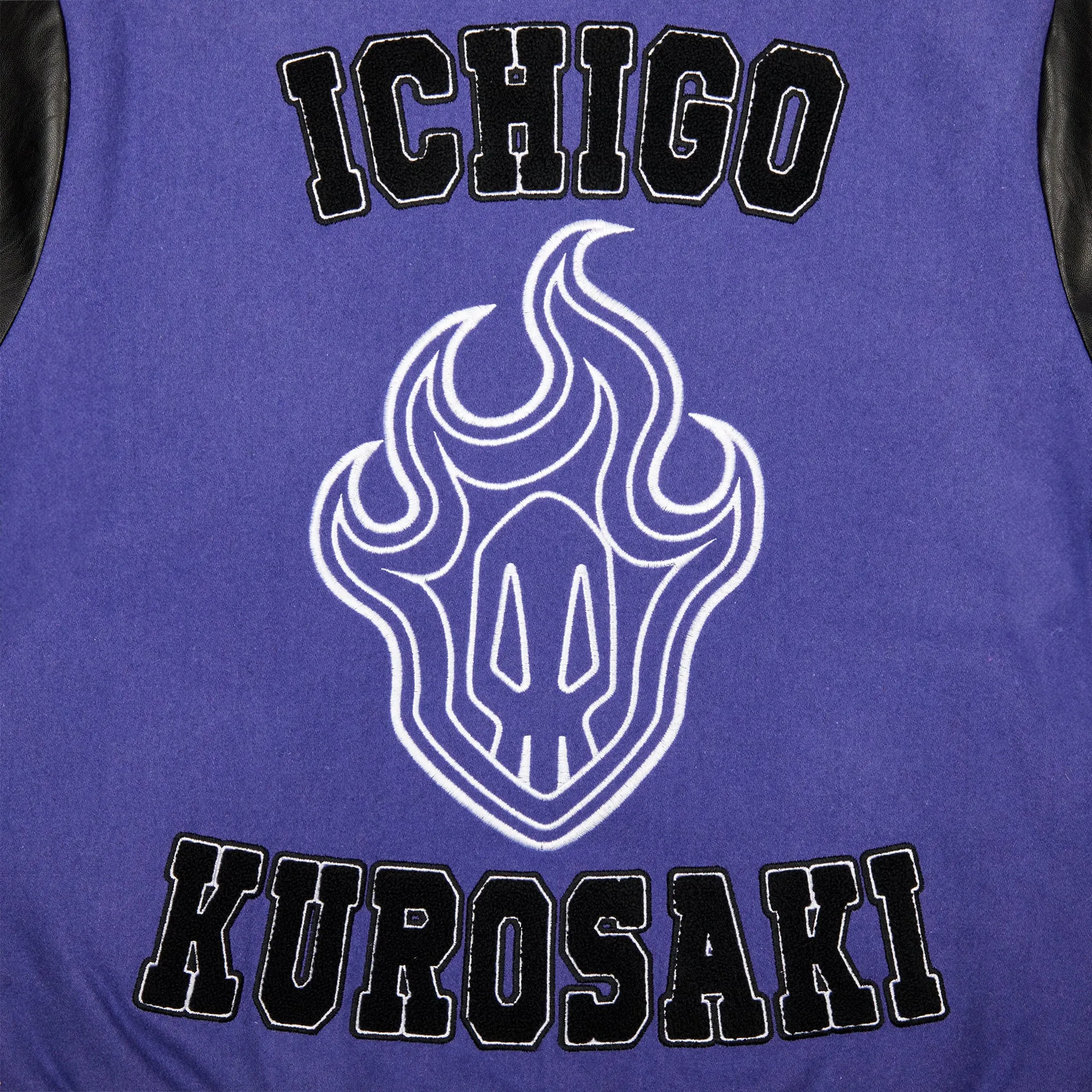 Ichigo Kurosaki Purple Varsity Jacket