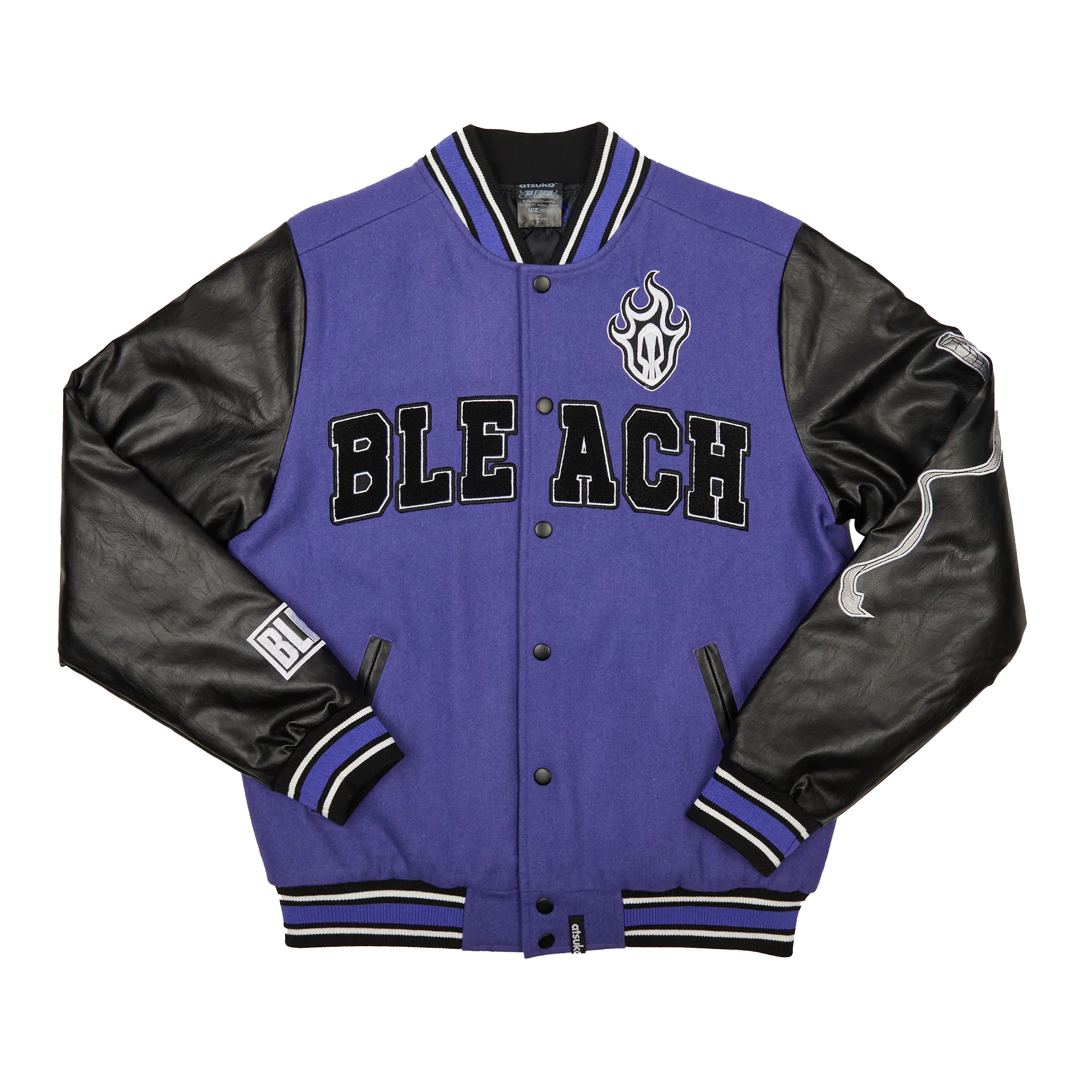 Ichigo Kurosaki Purple Varsity Jacket