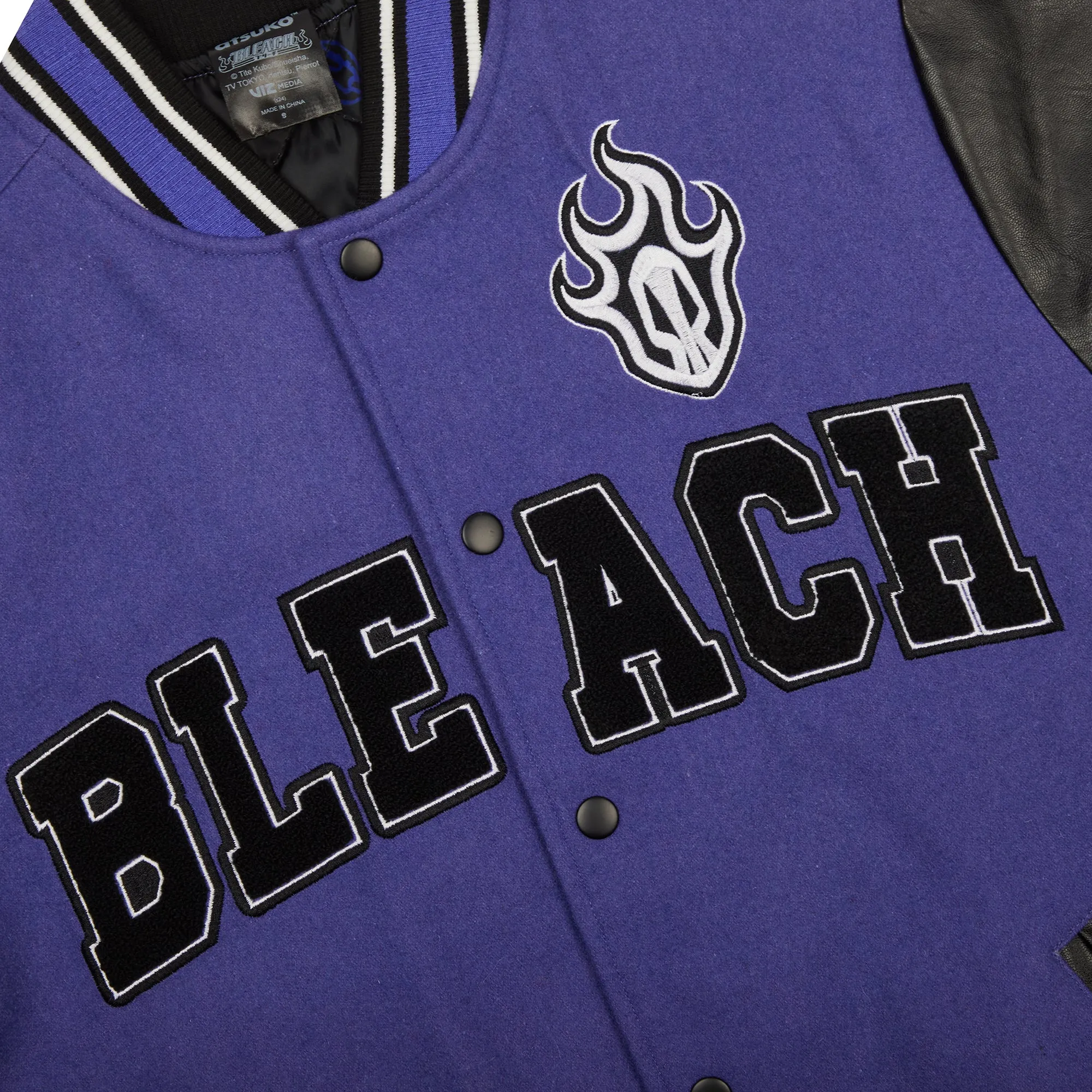 Ichigo Kurosaki Purple Varsity Jacket