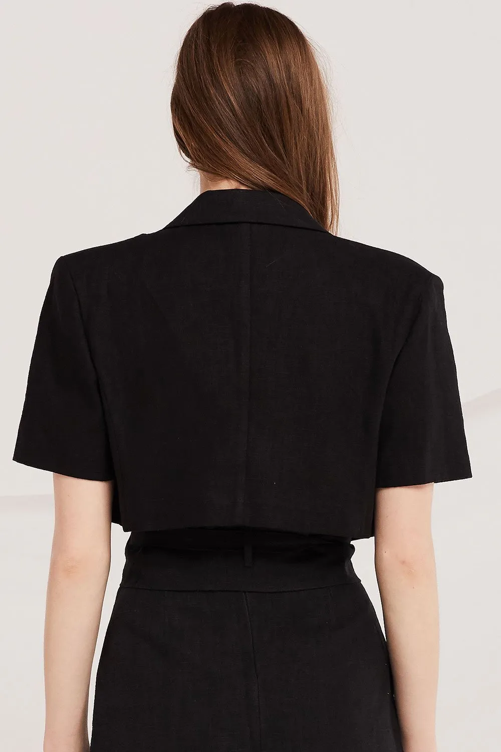 Janessa Cropped Suit Jacket