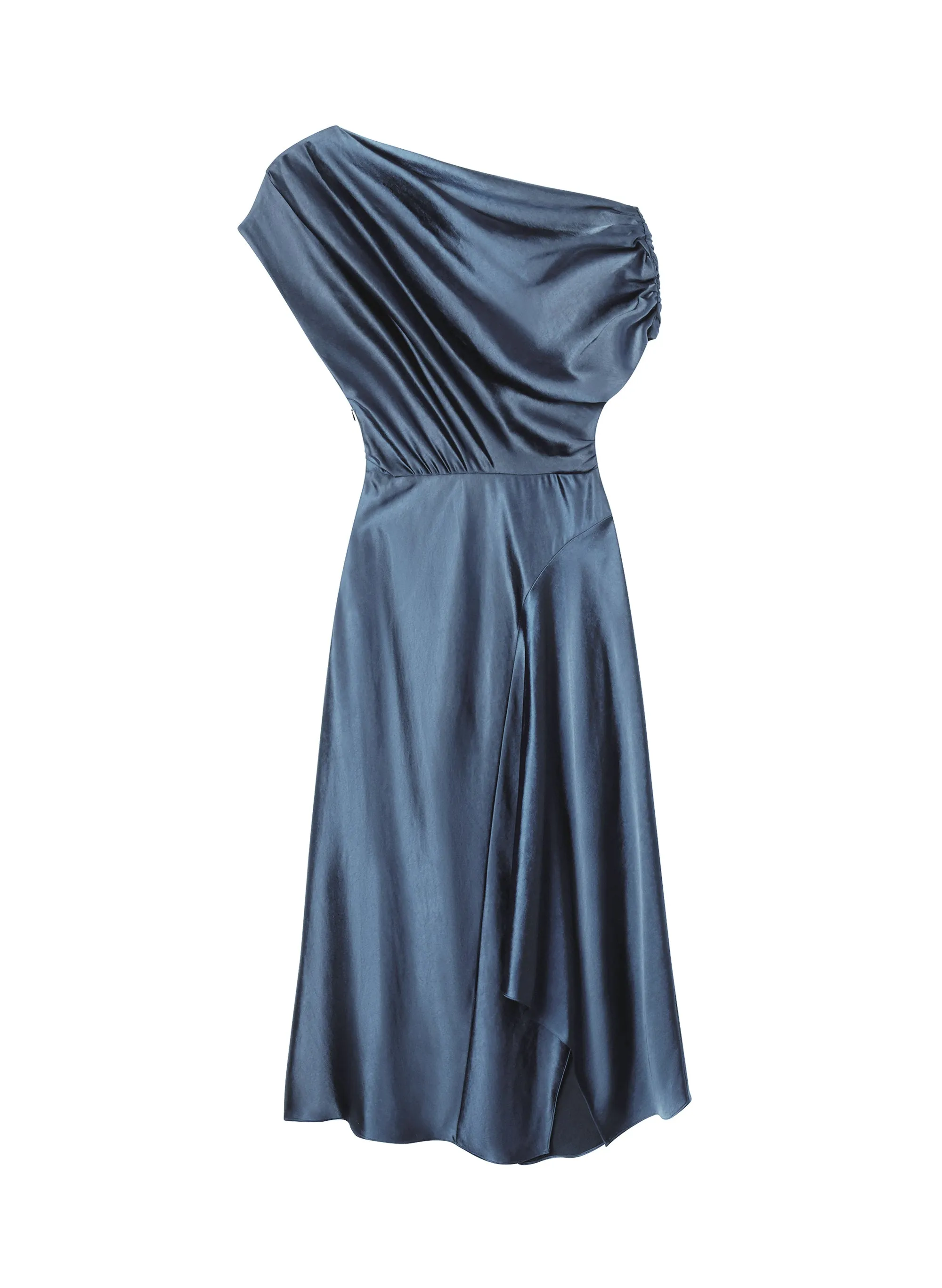 Jasmine Satin Midi Dress