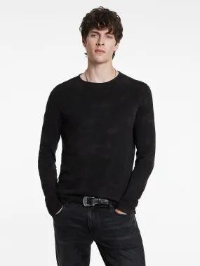 John Varvatos Crew Ozone Washed | Black