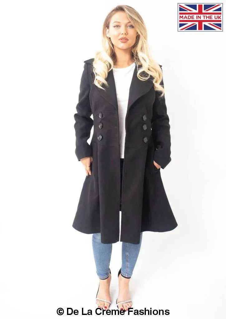 Kirsty Slim Fit A-Line Coat