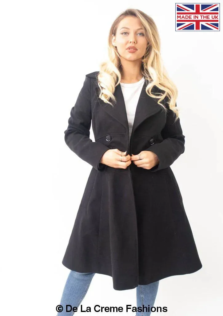 Kirsty Slim Fit A-Line Coat