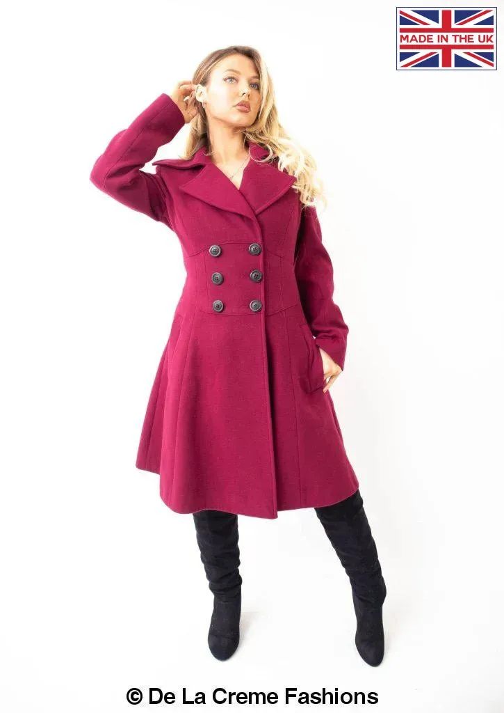 Kirsty Slim Fit A-Line Coat