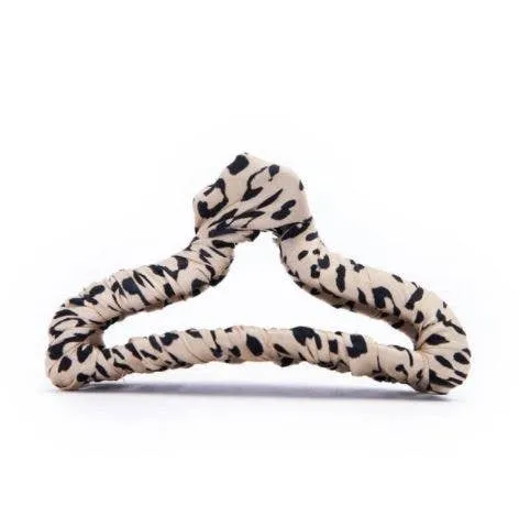 KITSCH - Satin Wrapped Claw Clip - Leopard