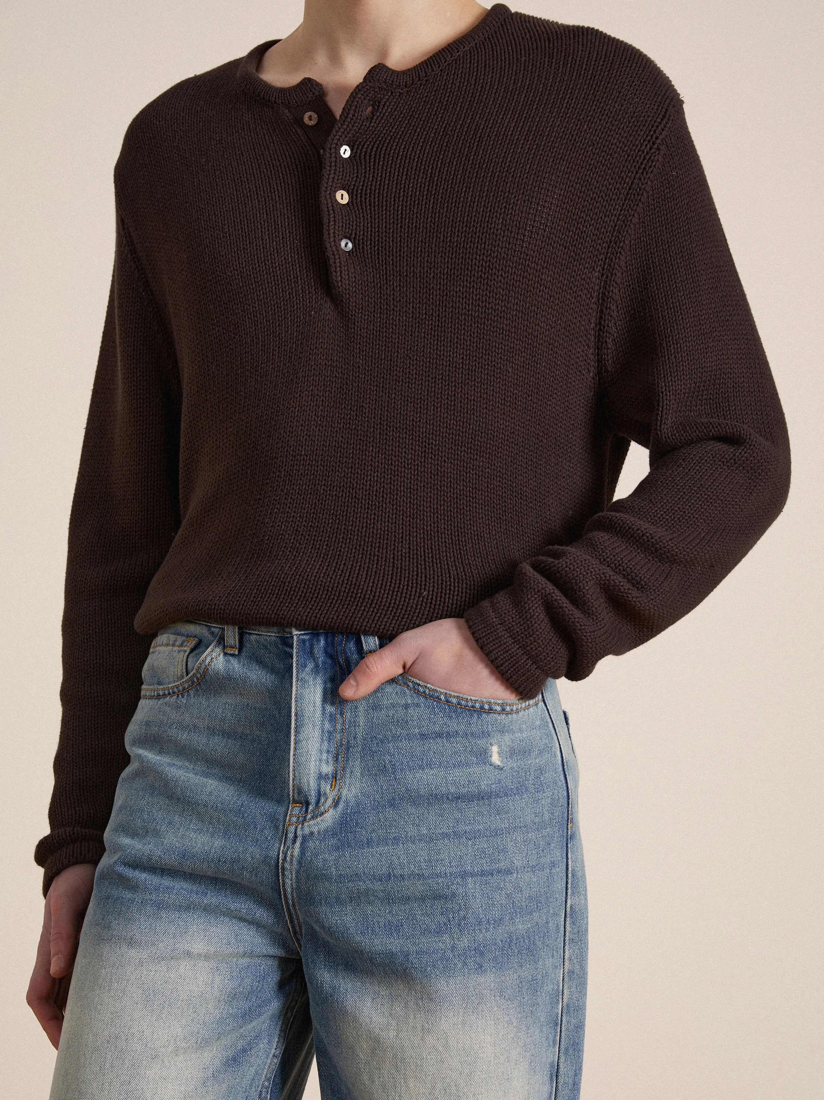 Knit Henley