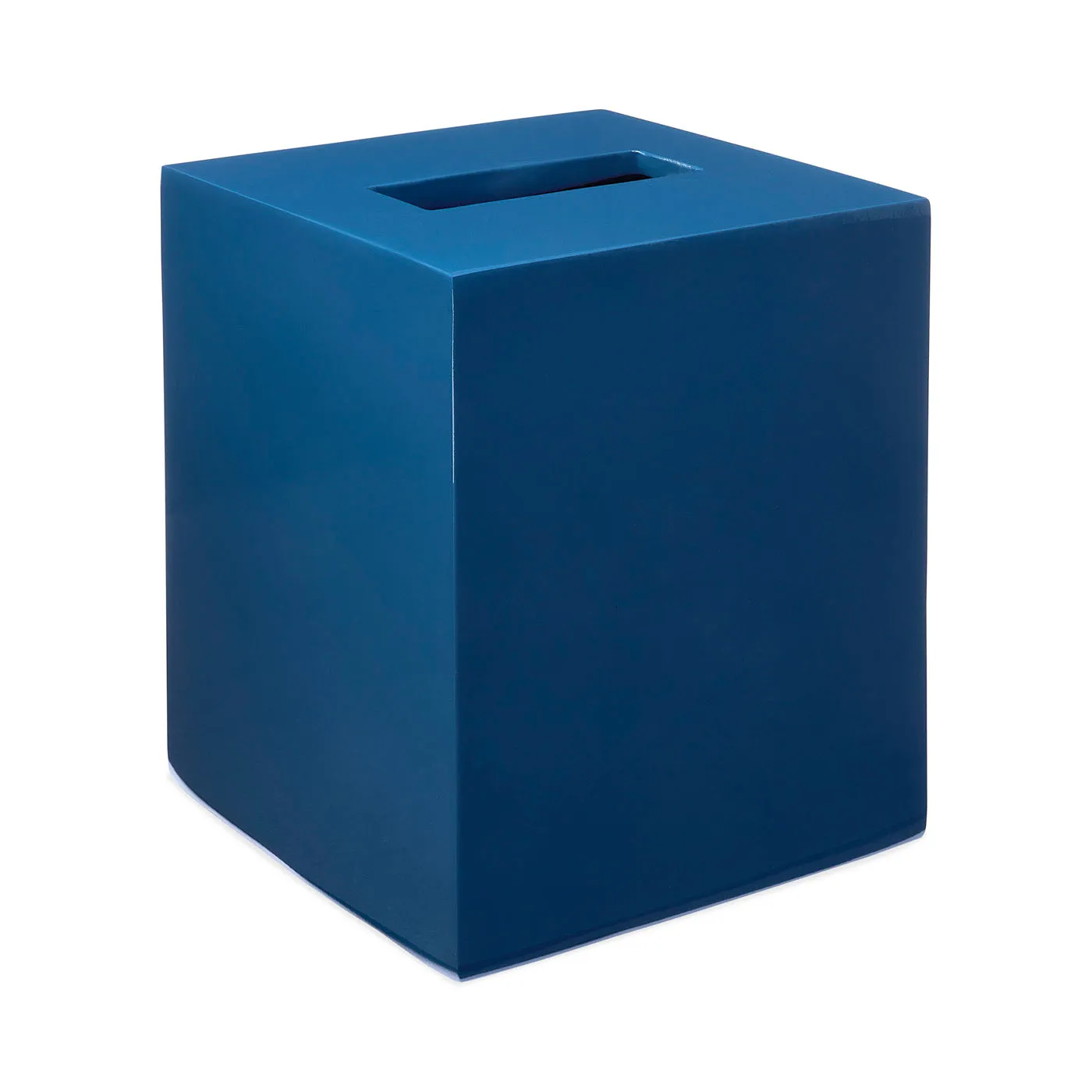 Lacquer Tissue Box in Navy