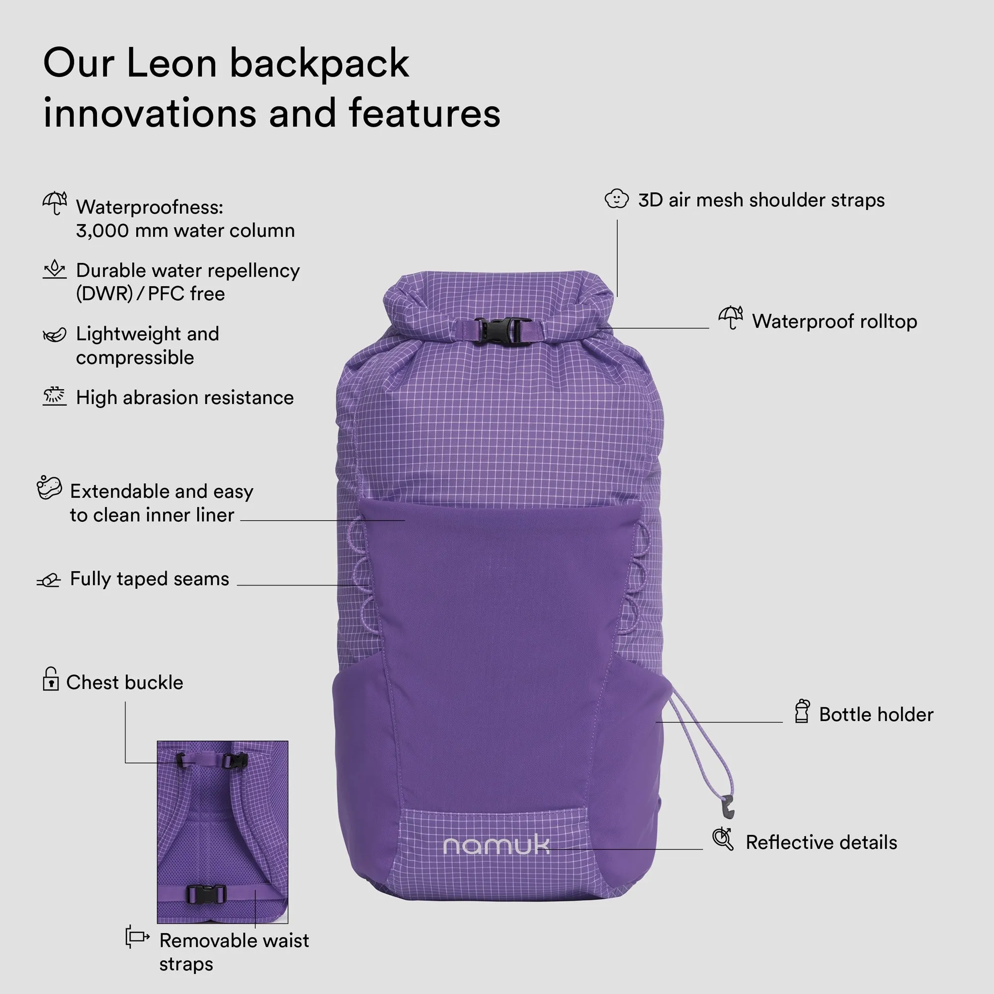 Leon backpack 20L