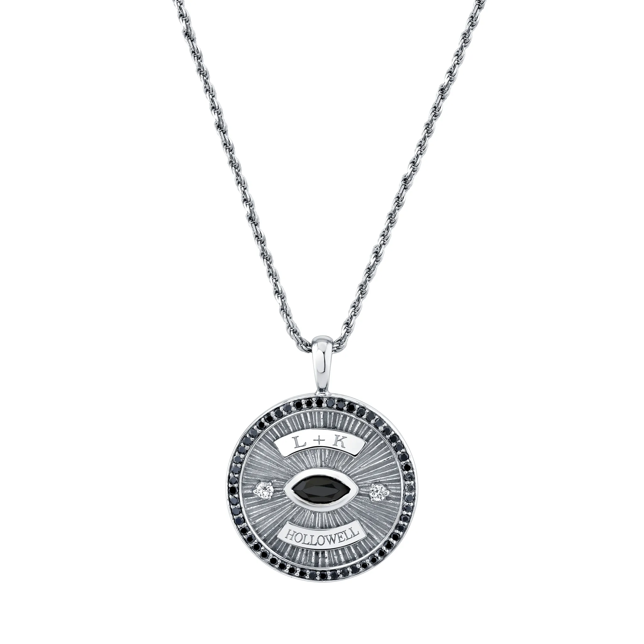 Men’s Eye of Protection Coin Pendant