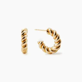 Mini Chunky Twist Hoops