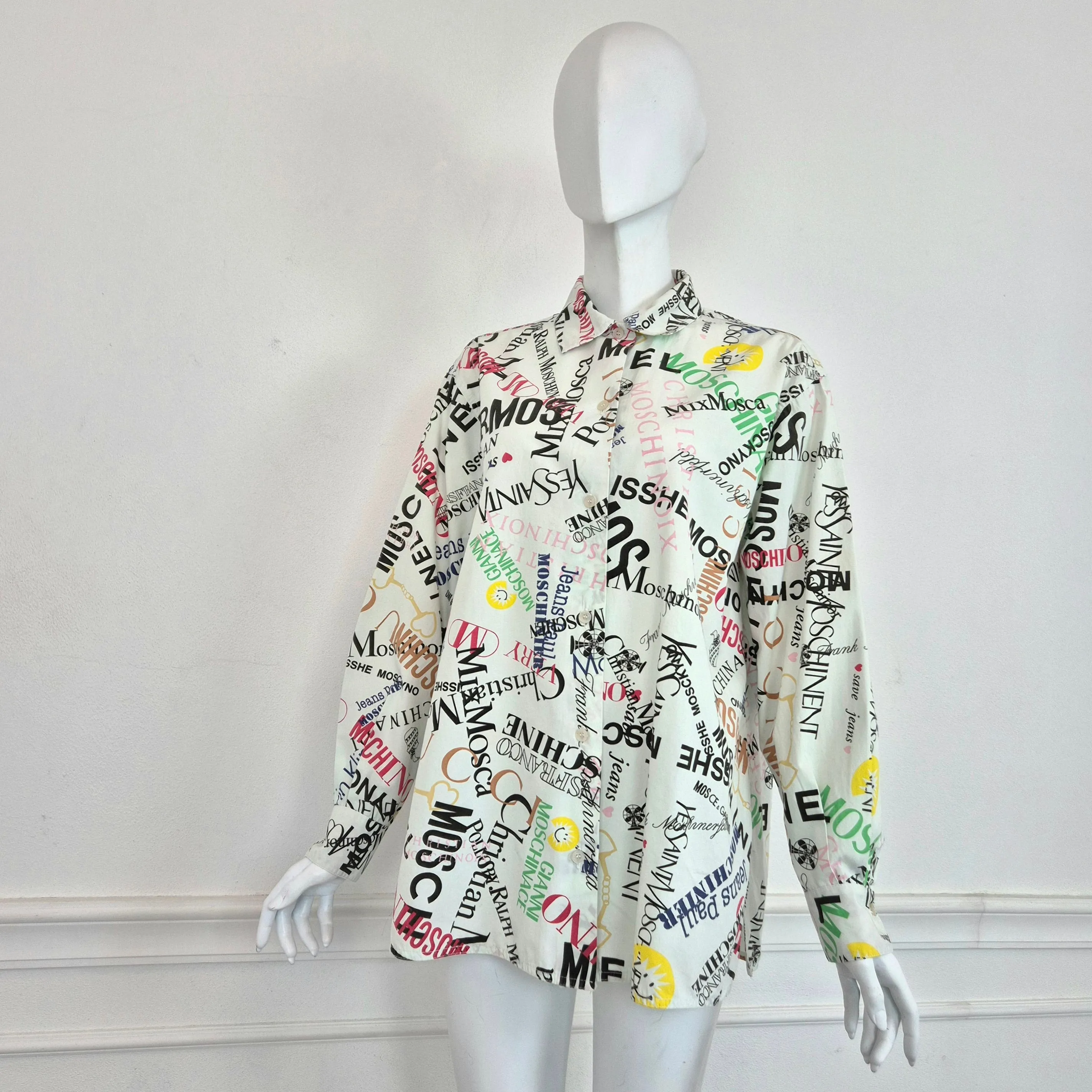 Moschino | Camicia con scritte brand