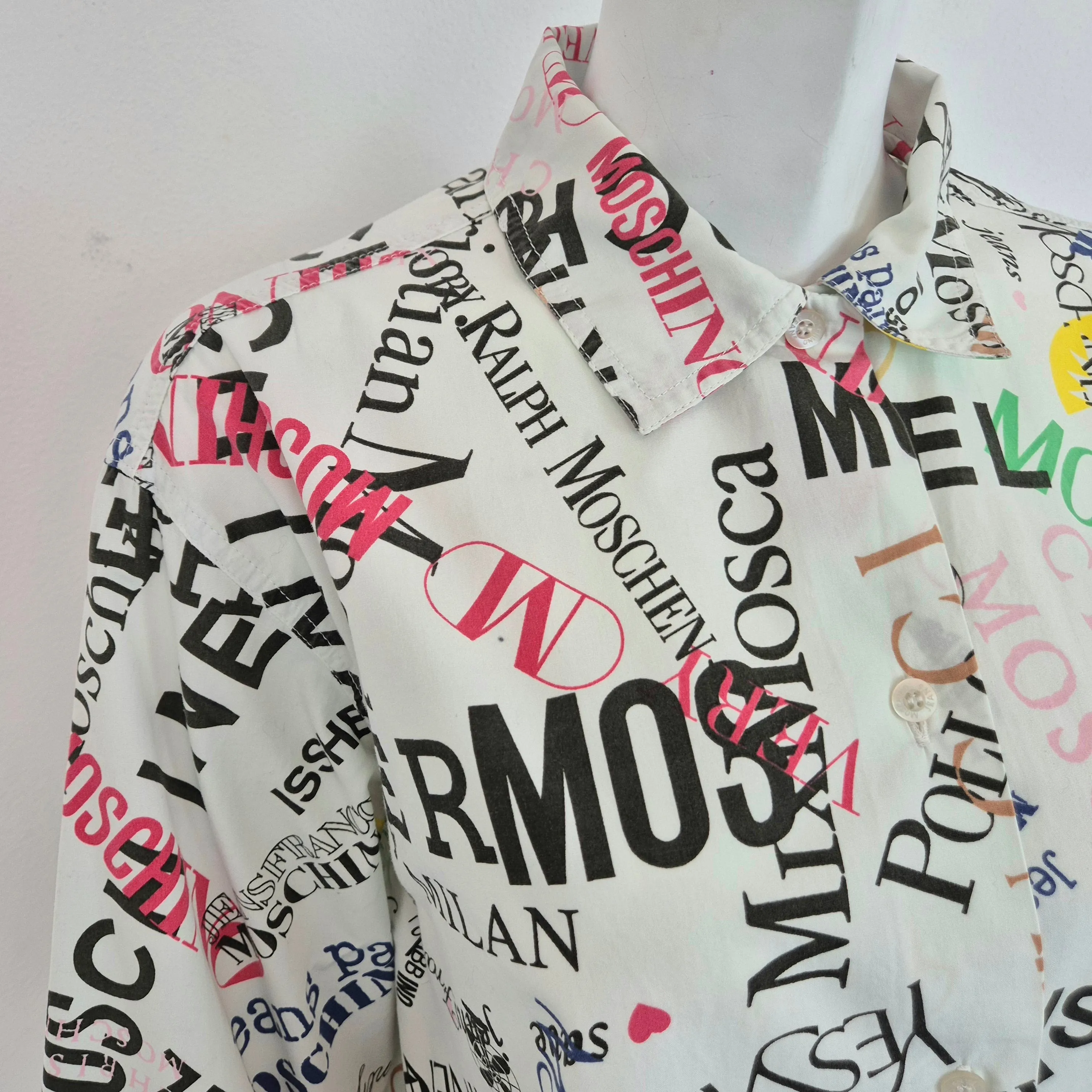 Moschino | Camicia con scritte brand