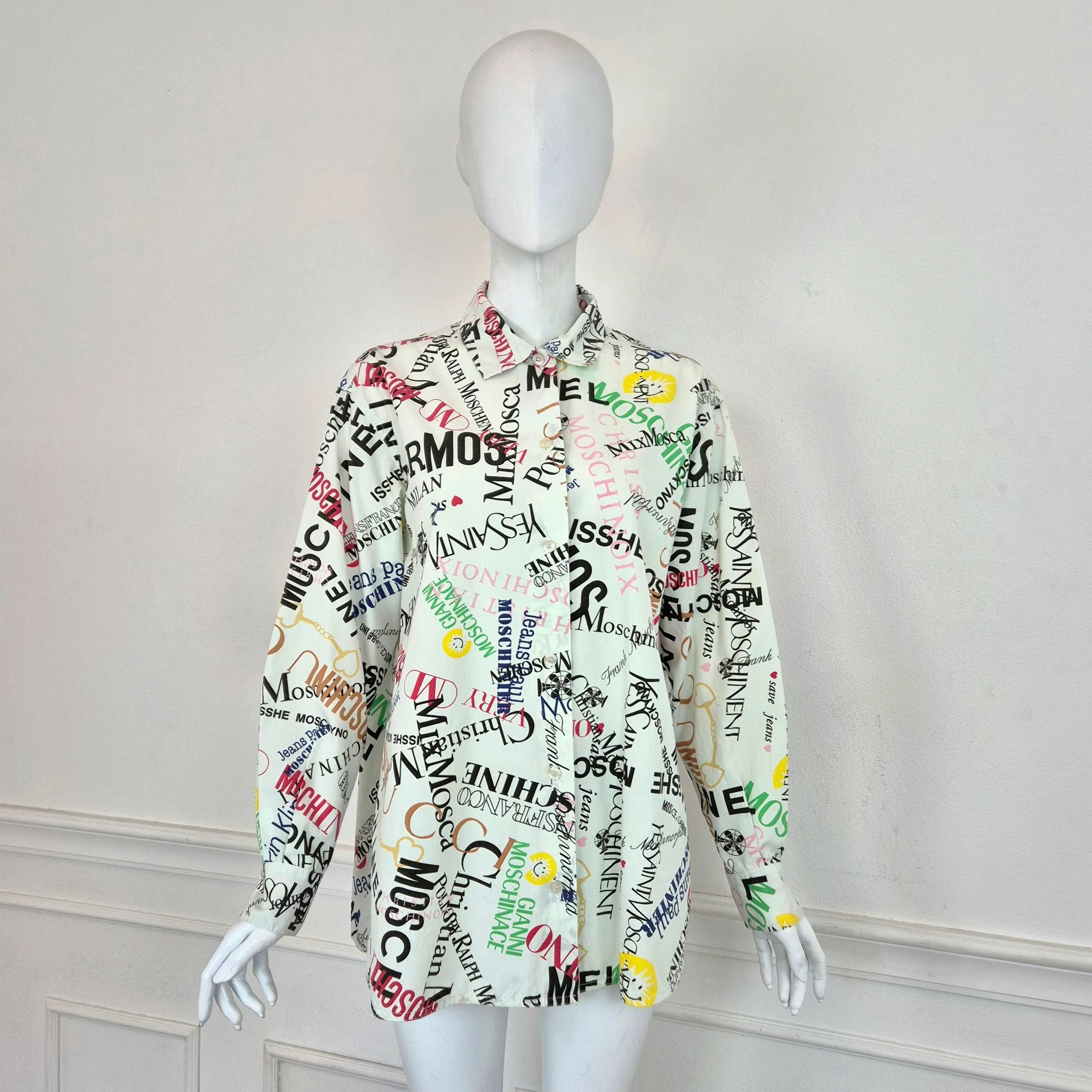 Moschino | Camicia con scritte brand