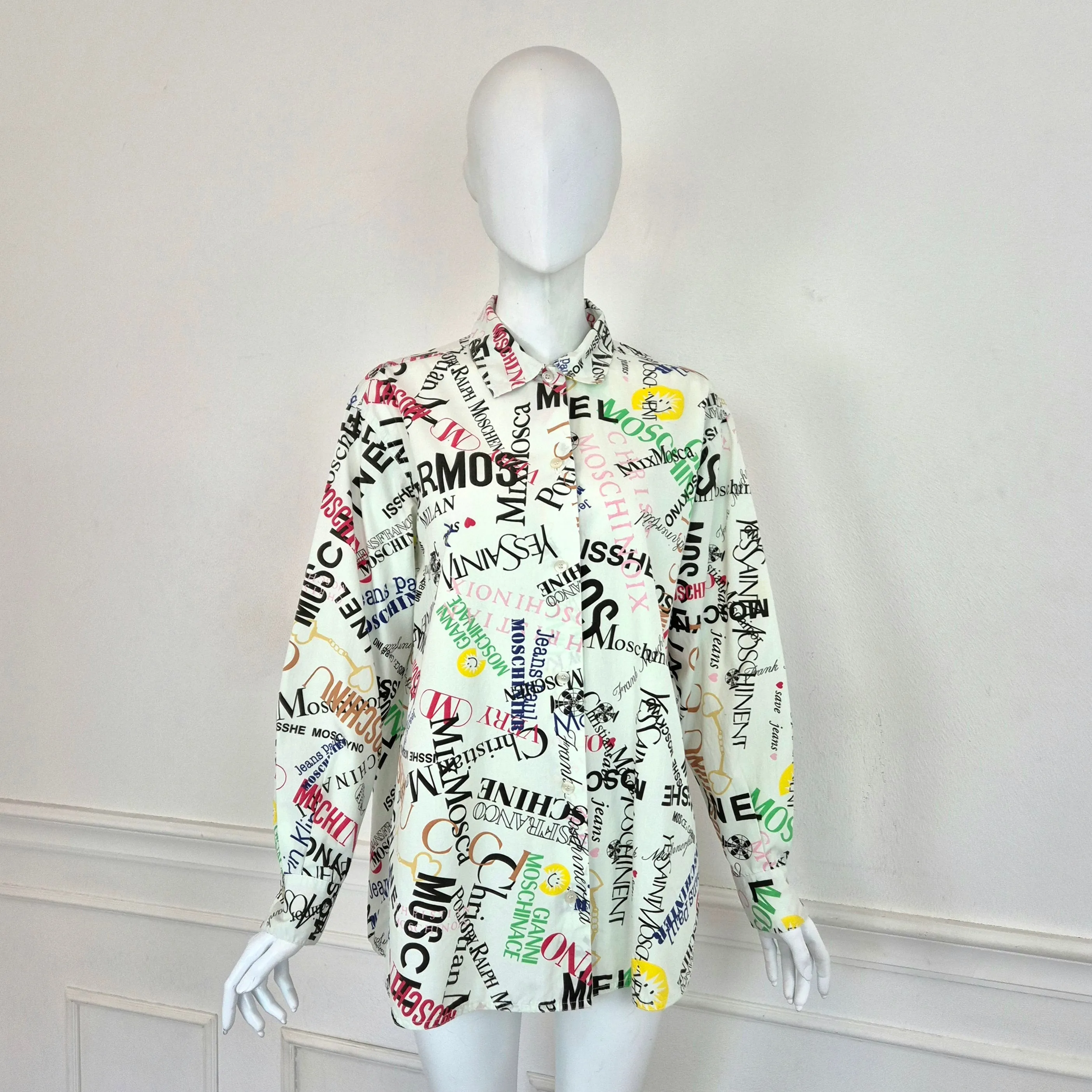 Moschino | Camicia con scritte brand