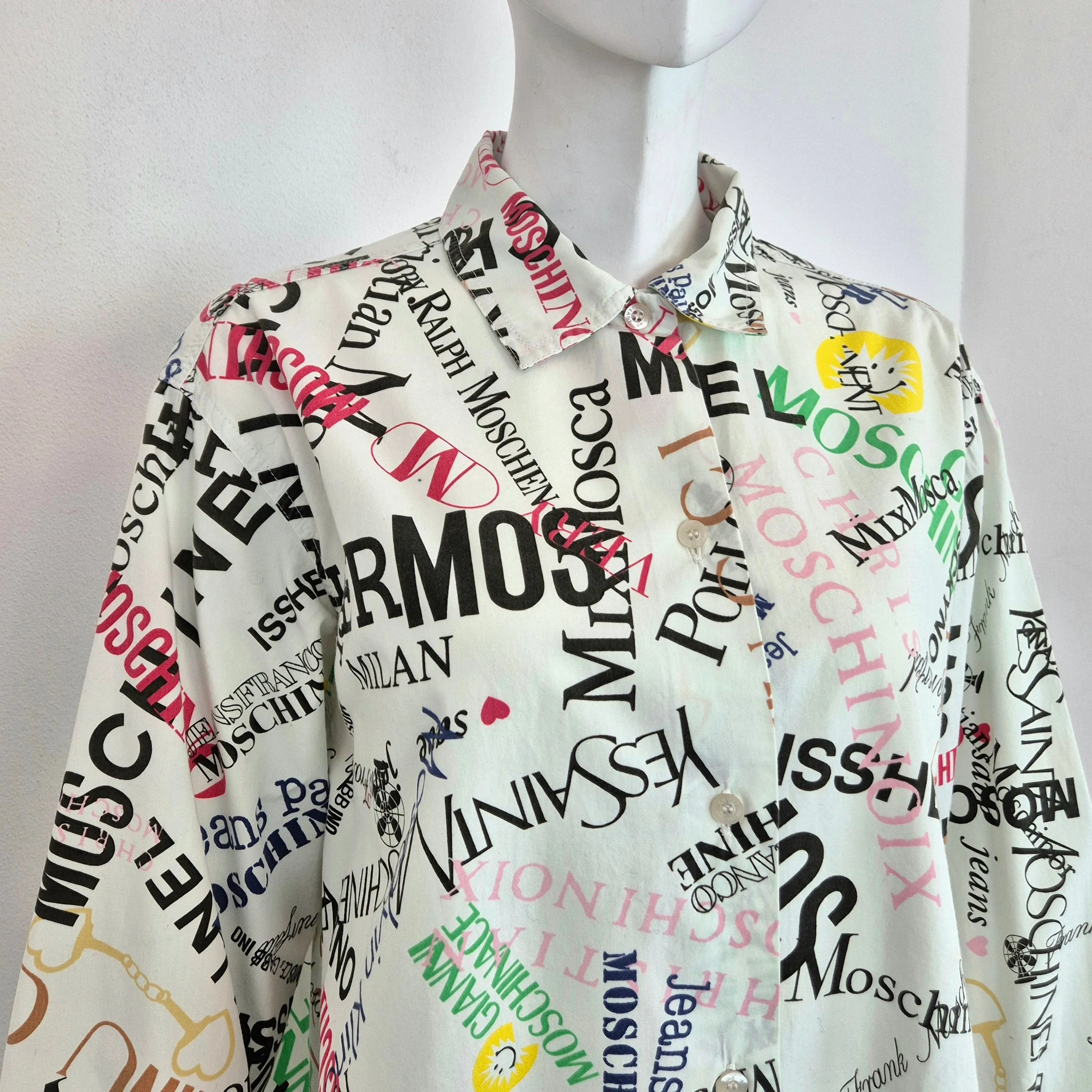 Moschino | Camicia con scritte brand