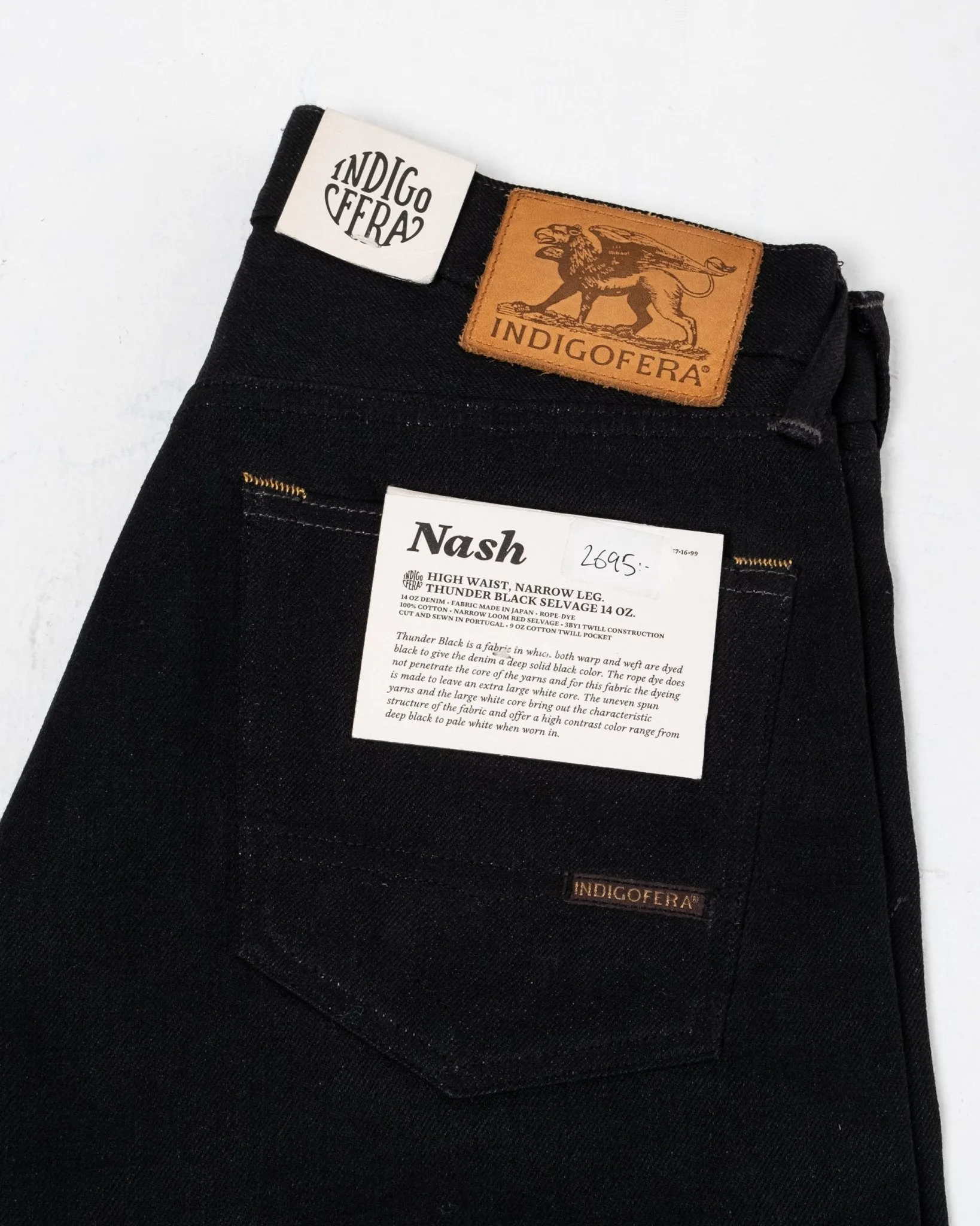 Nash Thunder Black Selvedge 14 Oz