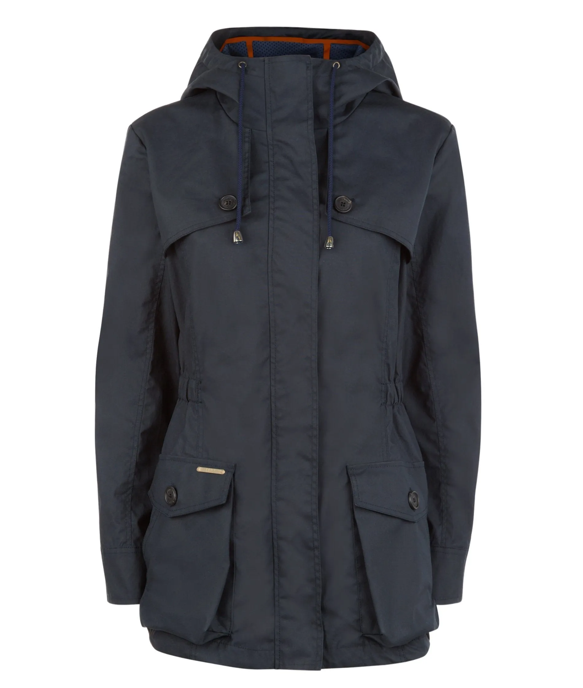 Pop Wax Parka in Navy