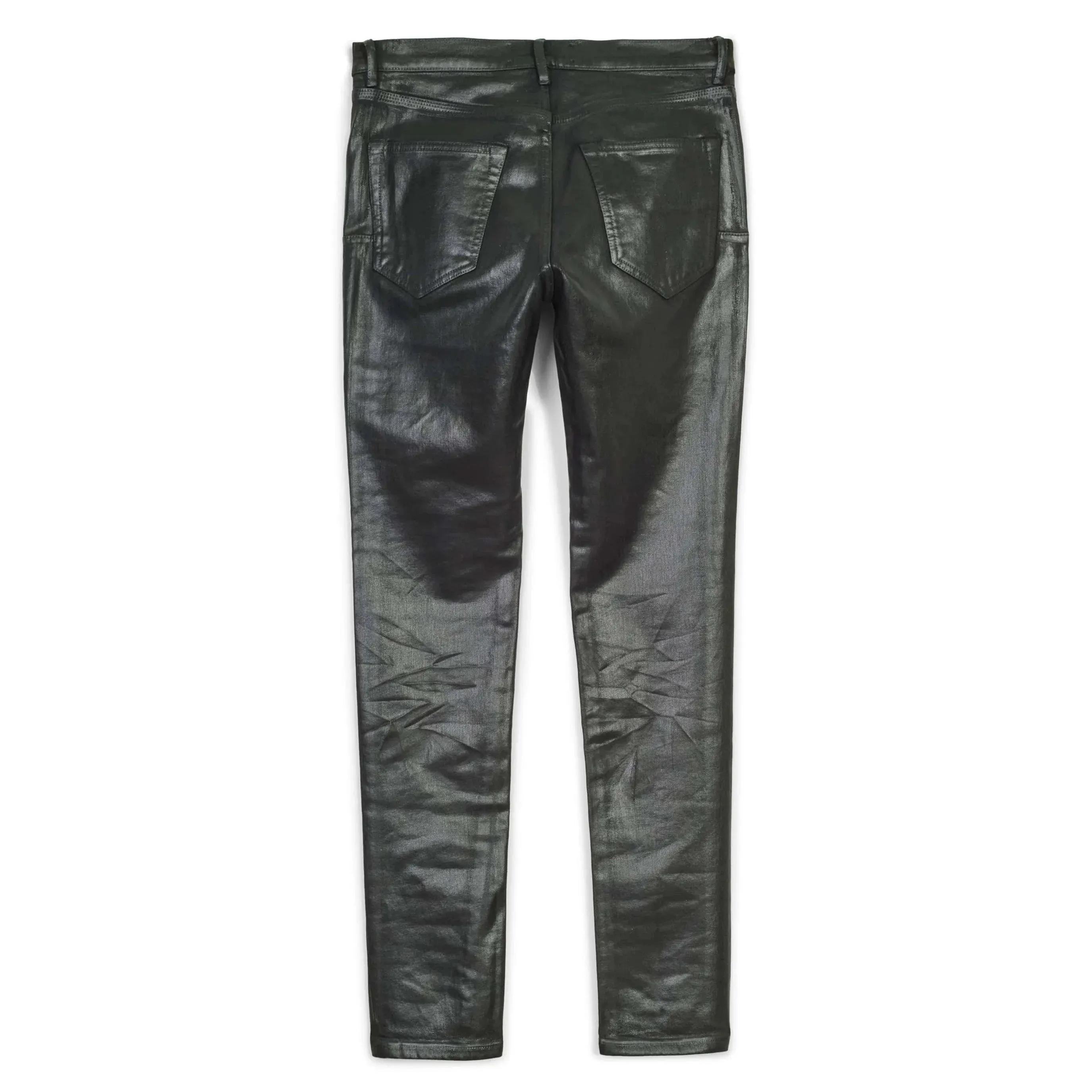 Purple Brand P001 Leathered Black Jean