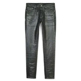 Purple Brand P001 Leathered Black Jean