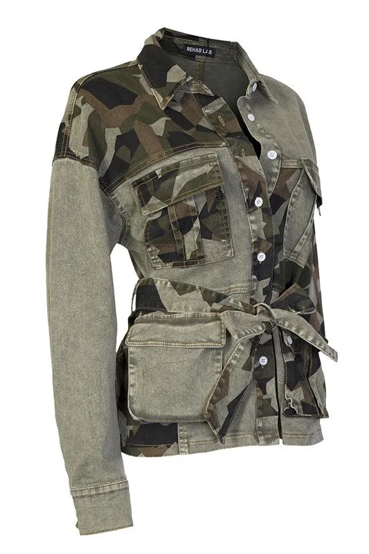 "GI Jane" Camo Jacket