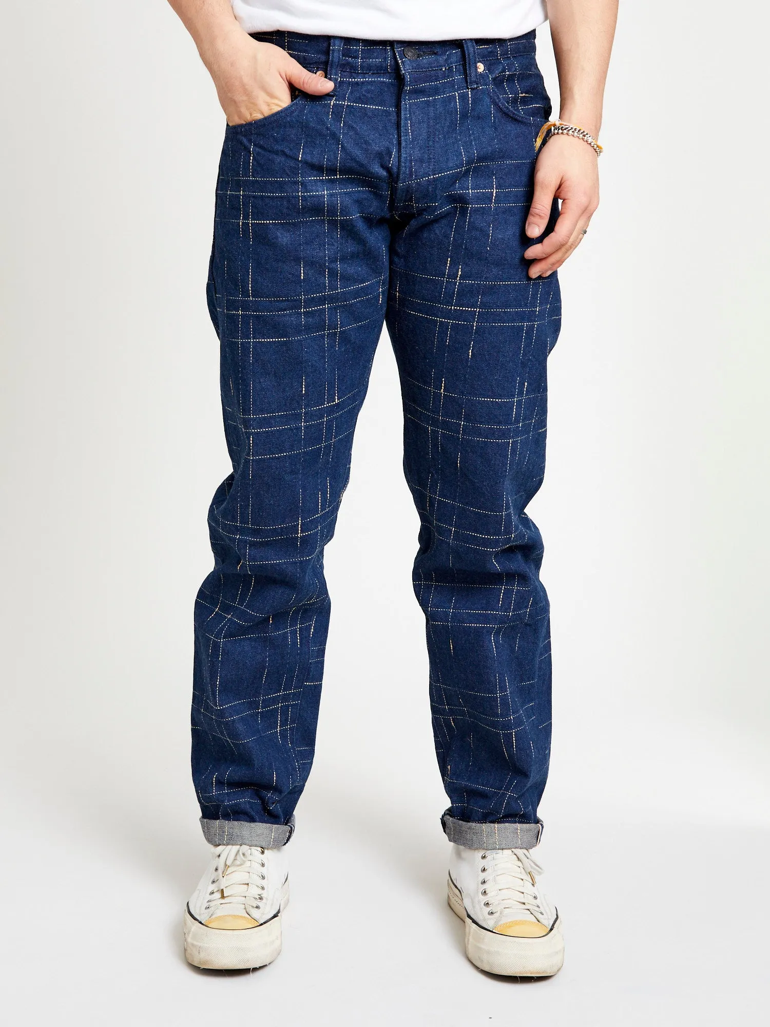 "Midare Kasuri" 14oz Selvedge Denim - Relaxed Tapered Fit