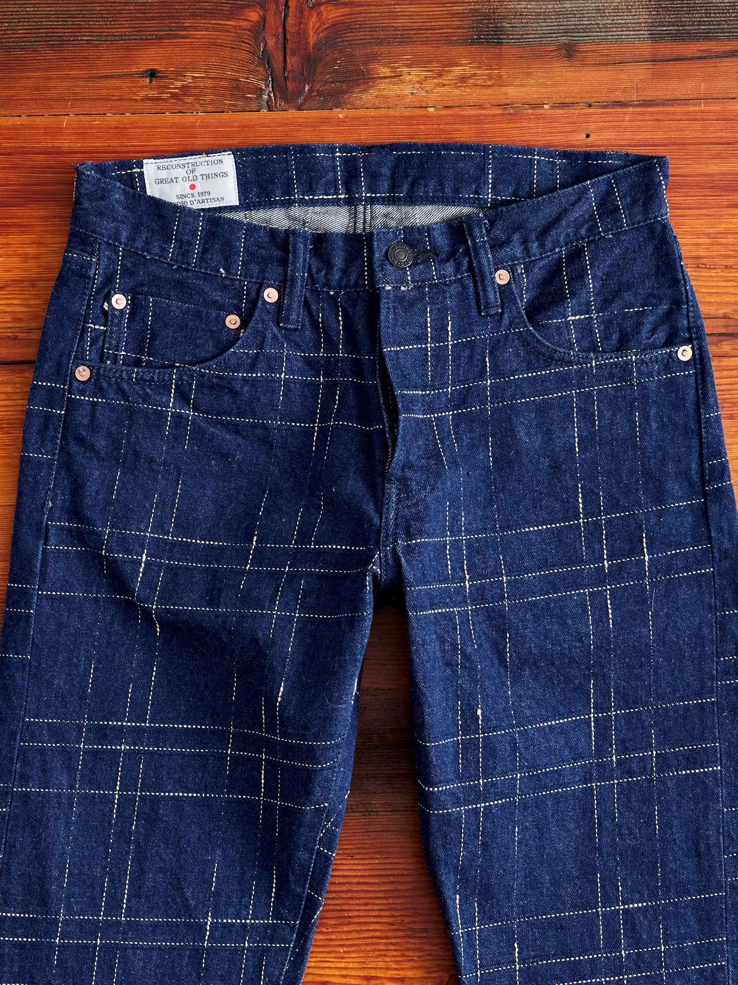 "Midare Kasuri" 14oz Selvedge Denim - Relaxed Tapered Fit