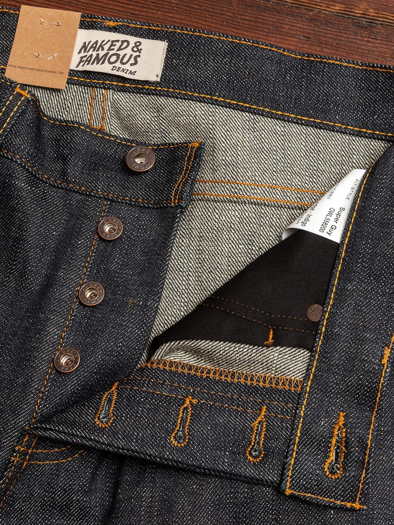 "Sidewinder" 15.5oz Slub Selvedge Denim - Super Guy Fit