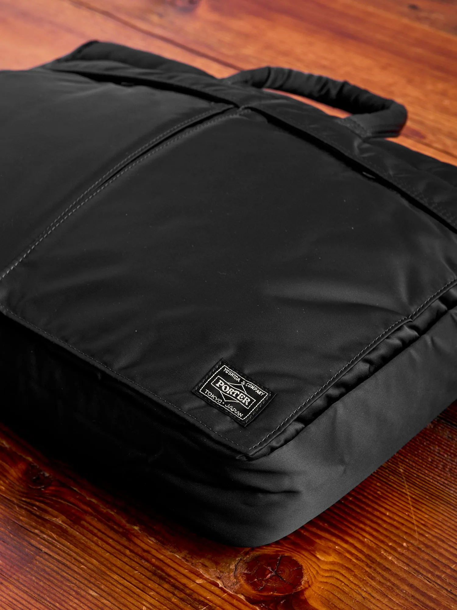 "Tanker" 2-Way Briefcase in Black