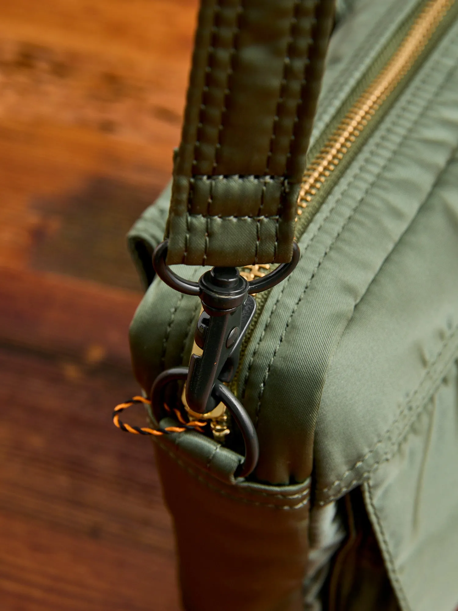 "Tanker" Shoulder Bag (S) in Sage Green