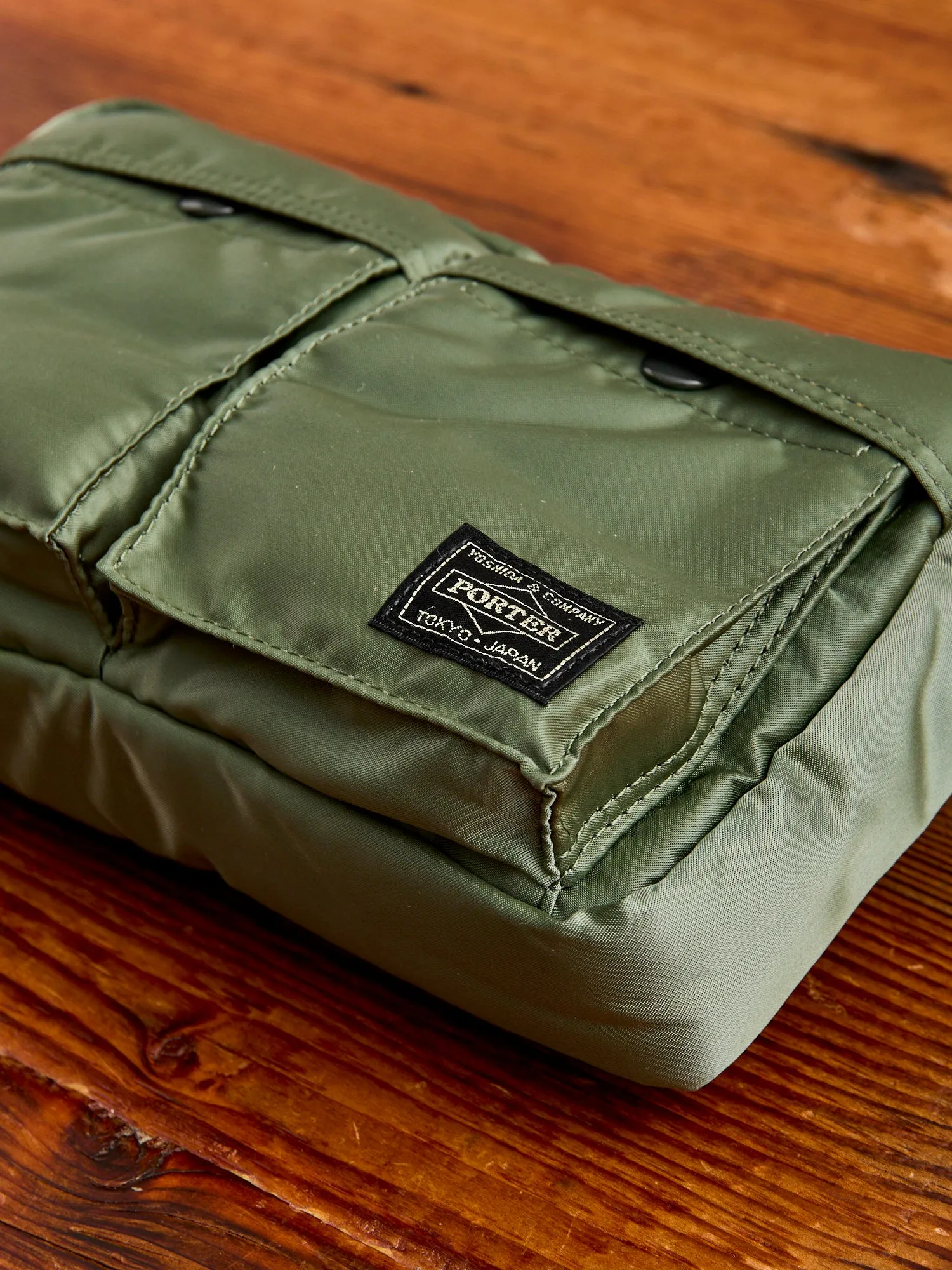 "Tanker" Shoulder Bag (S) in Sage Green