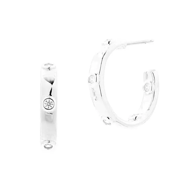 Radiance Chunky Hoop Earrings