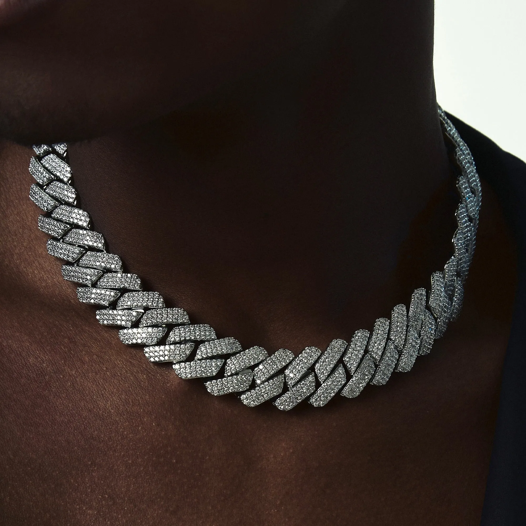 Shakur CZ Chunky Necklace