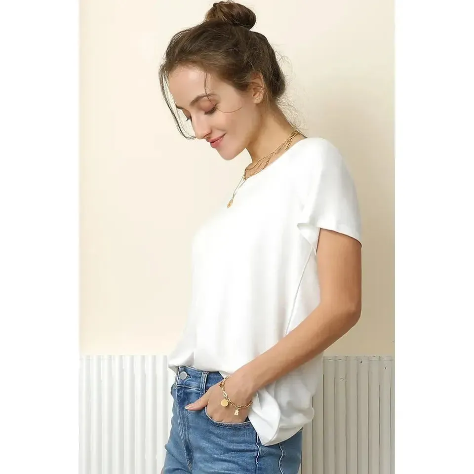 Shelby Round Neck Basic - White