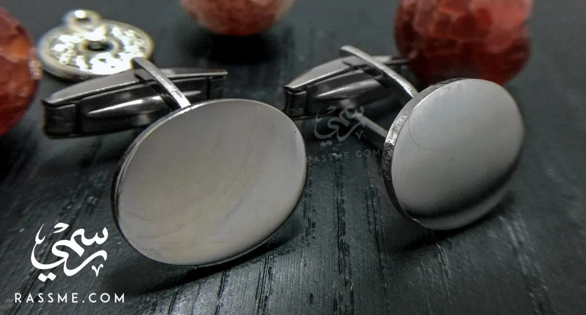 Silver Cufflinks Eye - Free Engraving