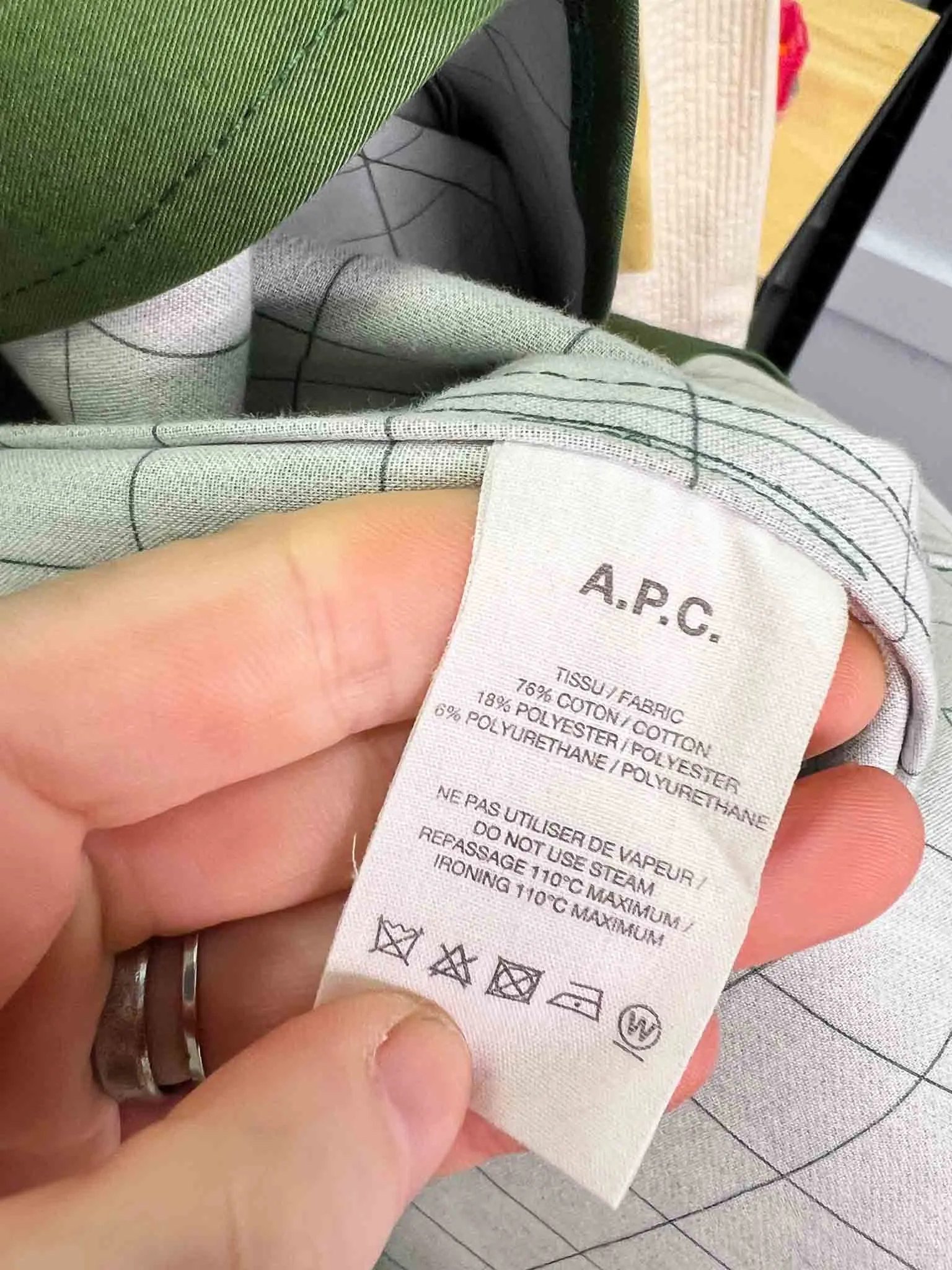 Size XS - A.P.C. Green Martin Mac Jacket