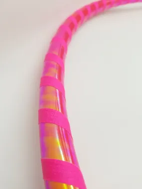 Strawberry Twist Beginner Taped Hoop