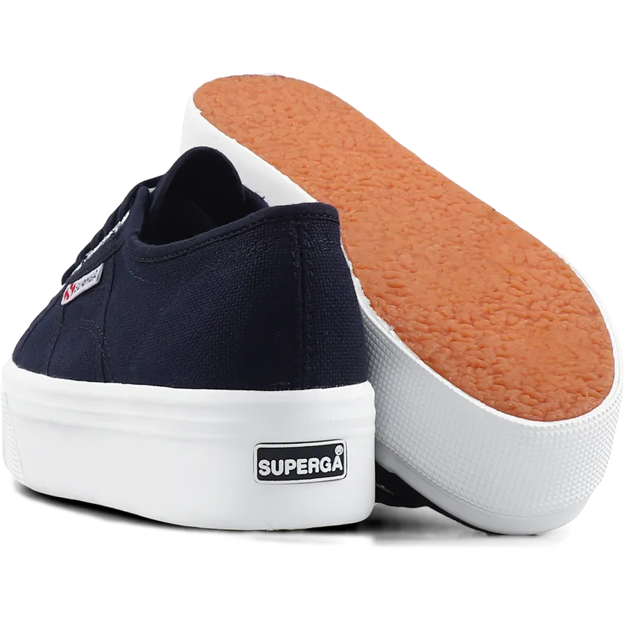 Superga 2790 Flatform Navy-Full White