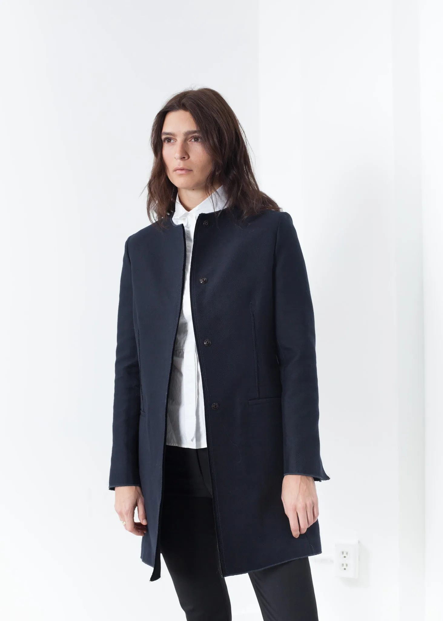 Tessuto Jacket in Navy