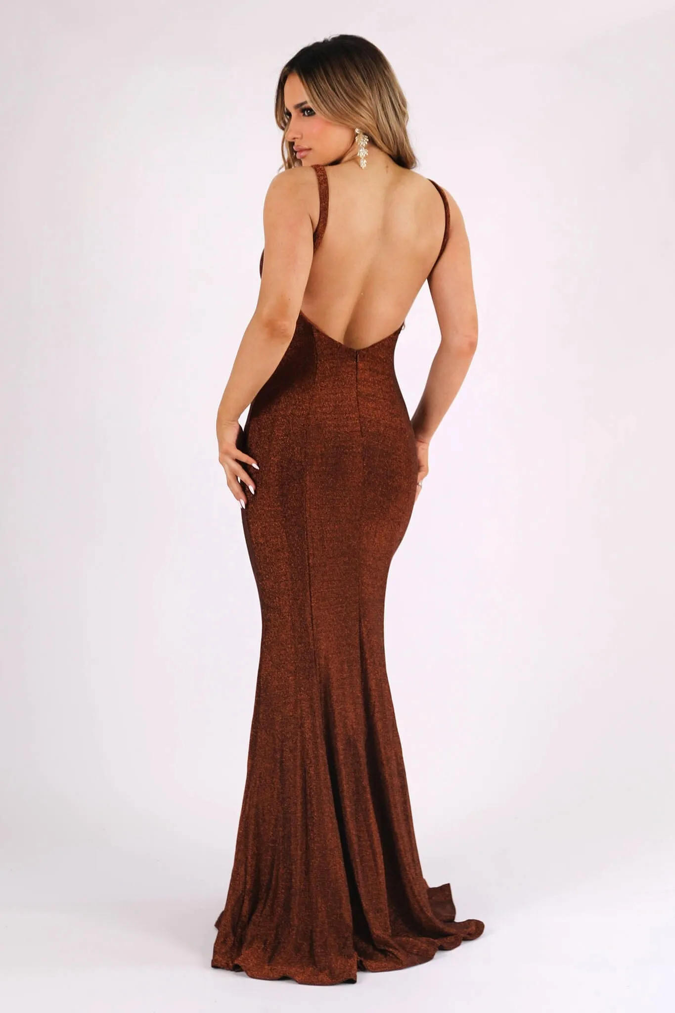 Thalia Gown - Shimmer Copper