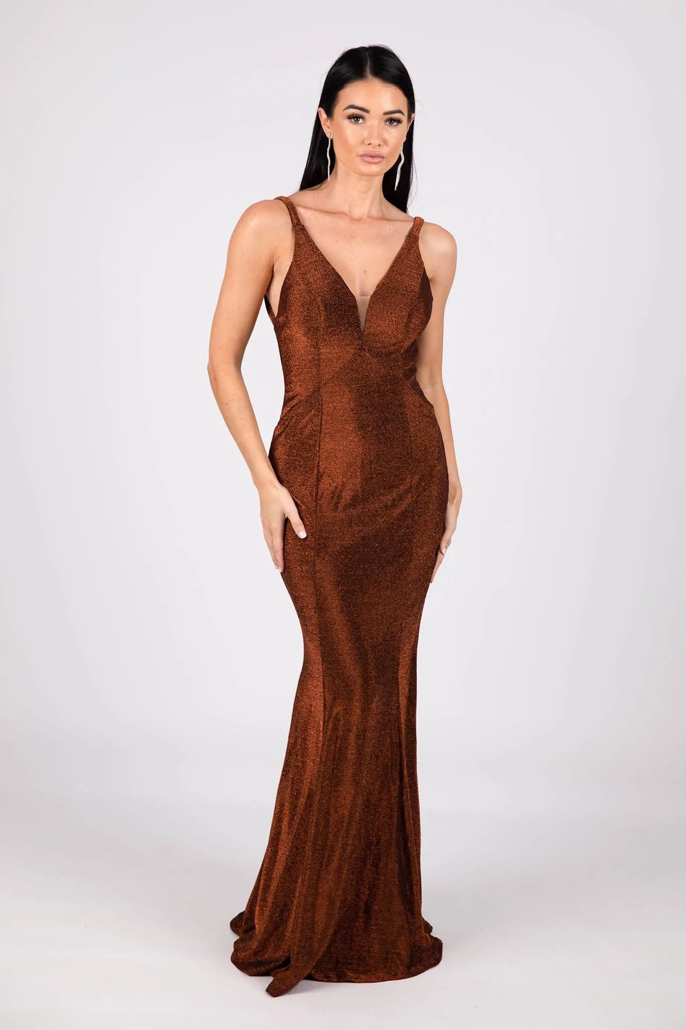 Thalia Gown - Shimmer Copper