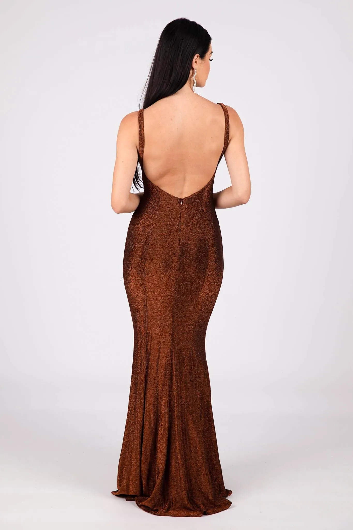 Thalia Gown - Shimmer Copper