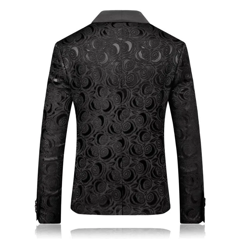 The Antonio Slim Fit Blazer Suit Jacket - Black