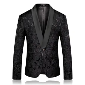 The Antonio Slim Fit Blazer Suit Jacket - Black