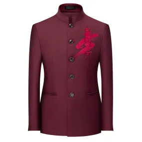 The Dynasty Mandarin Collar Jacket - Multiple Colors