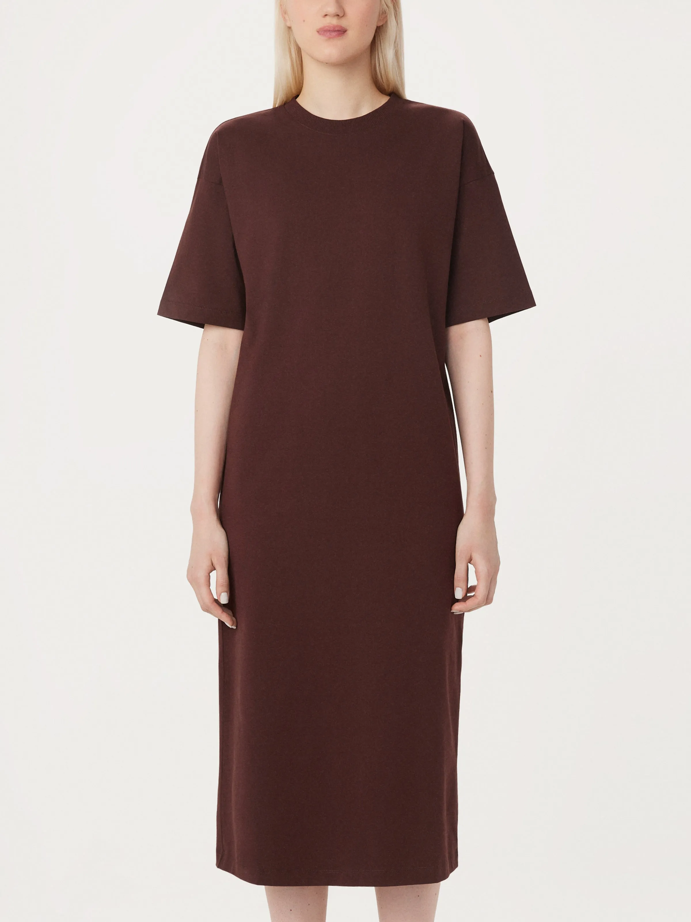 The Maxi T-Shirt Dress in Mahogany