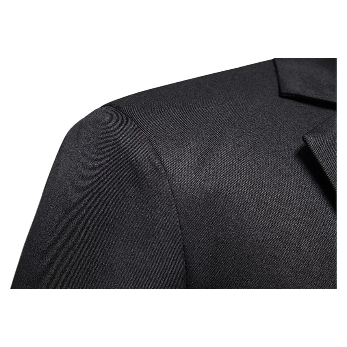 The Rosa Slim Fit Blazer Suit Jacket - Black